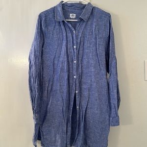 Sigrid Olsen 100% Linen Shirt